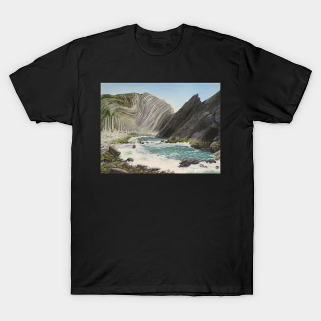 Stairhole, Lulworth Cove T-Shirt by richardpaul